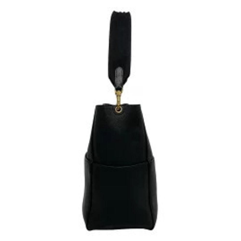 Celine Sangle Shoulder Bag Detachable Strap Black